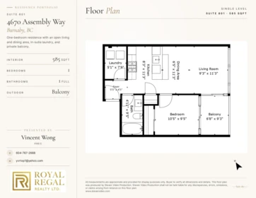 Street View Photo of 801 4670 Assembly Way, Burnaby, BC