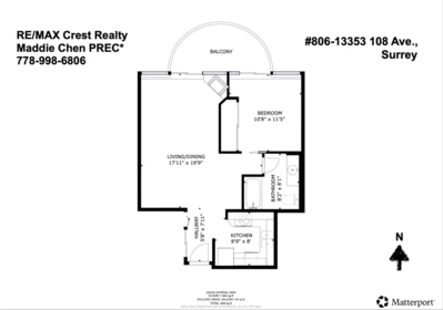 Garage Interior Photo of 806 13353 108 Avenue, Surrey, BC