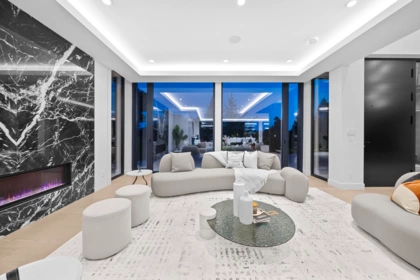 Aerial View of 680 Westhyde Place, North Vancouver, BC