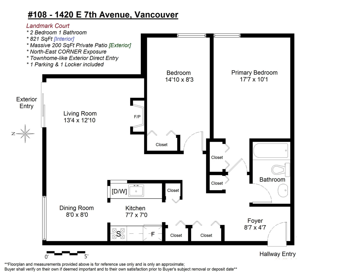 Exterior Rear Photo of 108 1420 E 7th Avenue, Vancouver, BC
