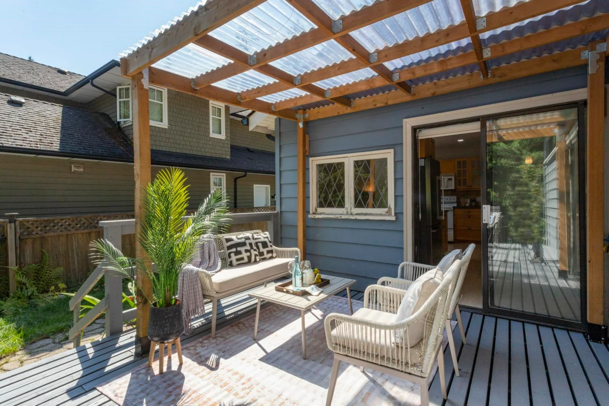 Backyard Photo of 1232 W 21st Street, North Vancouver, BC