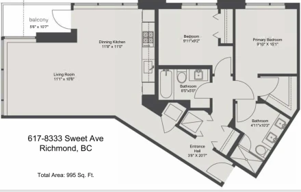 Basement Recreation Room Photo of 617 8333 Sweet Avenue, Richmond, BC