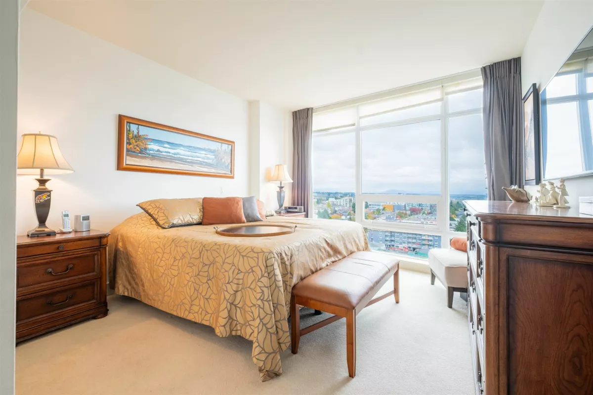 Primary Bedroom Photo of 1301 1473 Johnston Road, White Rock, BC