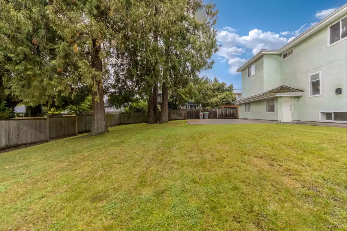 Aerial View of 6633 Montgomery Street, Vancouver, BC