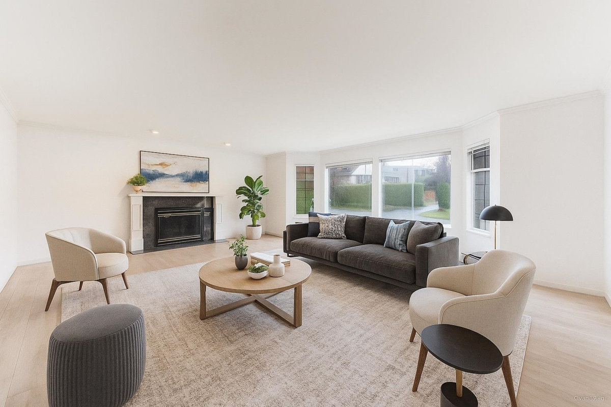 Living Room Photo of 6633 Montgomery Street, Vancouver, BC