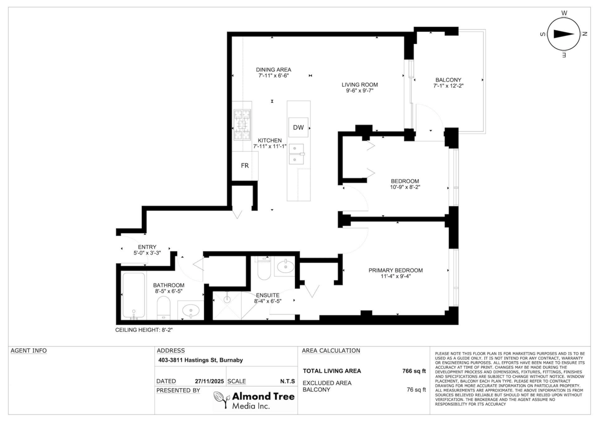 Office / Den Photo of 403 3811 Hastings Street, Burnaby, BC