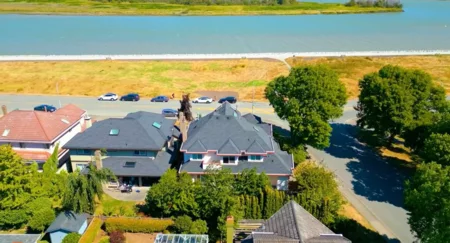 Front exterior of 3340 River Road, Richmond, BC