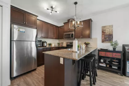 Kitchen Island Photo of 213 17712 57a Avenue, Surrey, BC