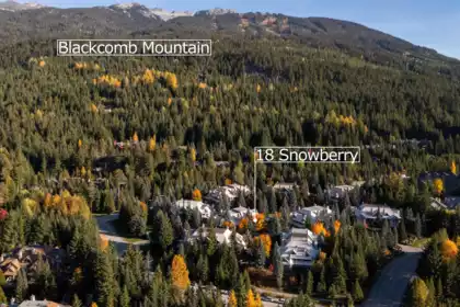 Backyard Photo of 18 4637 Blackcomb Way, Whistler, BC