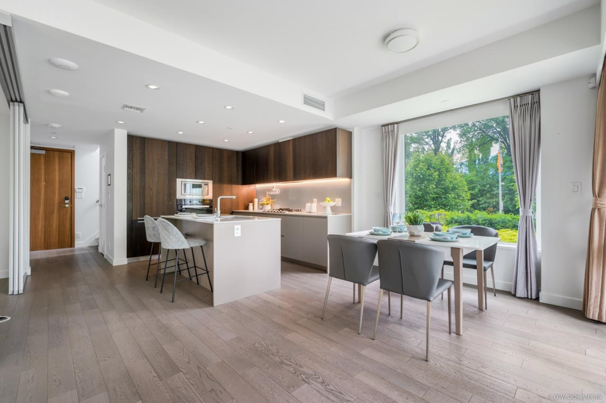 Kitchen Island Photo of 105 6622 Pearson Way, Richmond, BC