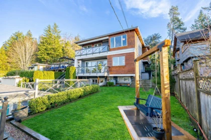 Aerial View of 7329 Braeside Drive, Burnaby, BC