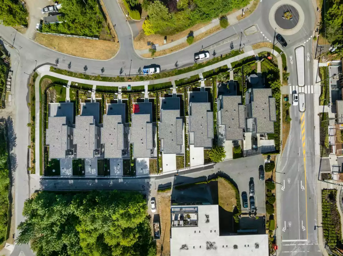 Aerial View of 592 Arthur Erickson Place, West Vancouver, BC