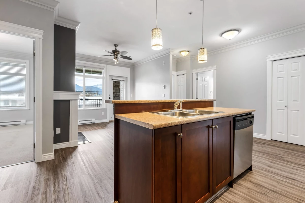Kitchen Island Photo of 204 9108 Mary Street, Chilliwack, BC