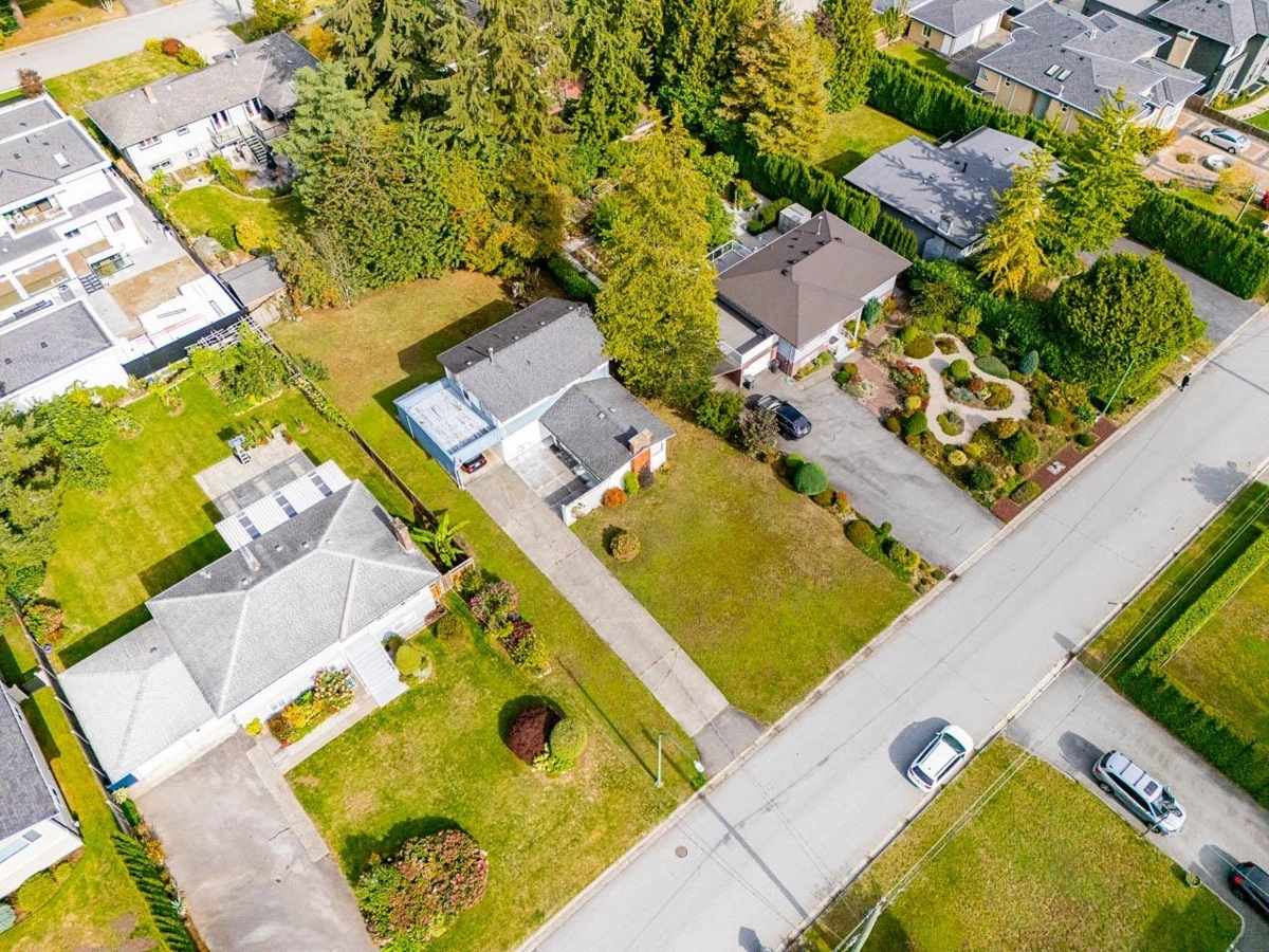 Aerial View of 7475 Colleen Street, Burnaby, BC