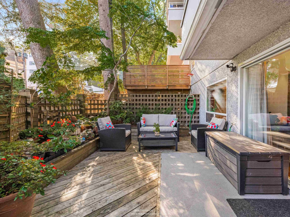 Backyard Photo of 103 1412 W 14th Avenue, Vancouver, BC