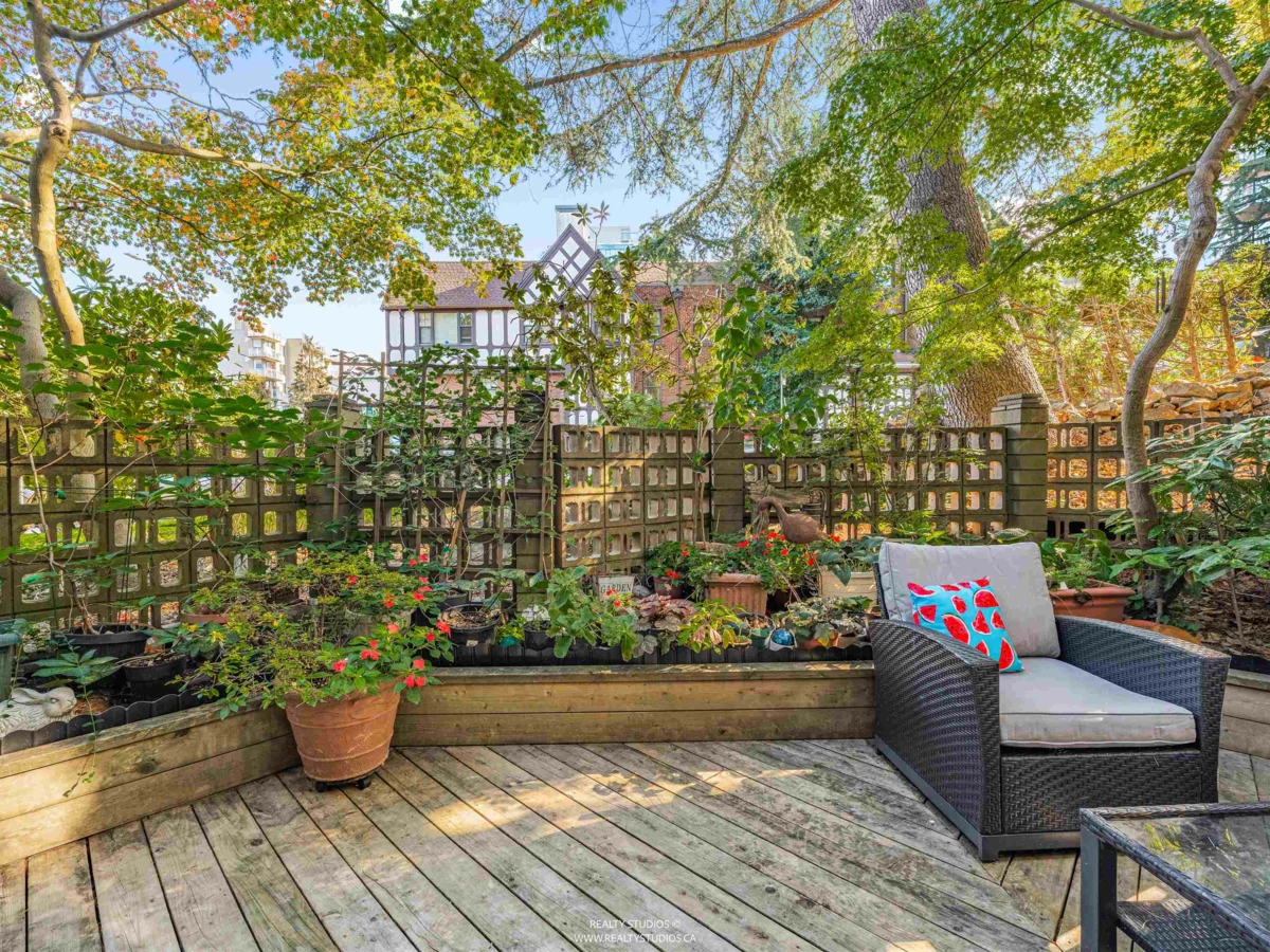 Outdoor Deck Photo of 103 1412 W 14th Avenue, Vancouver, BC