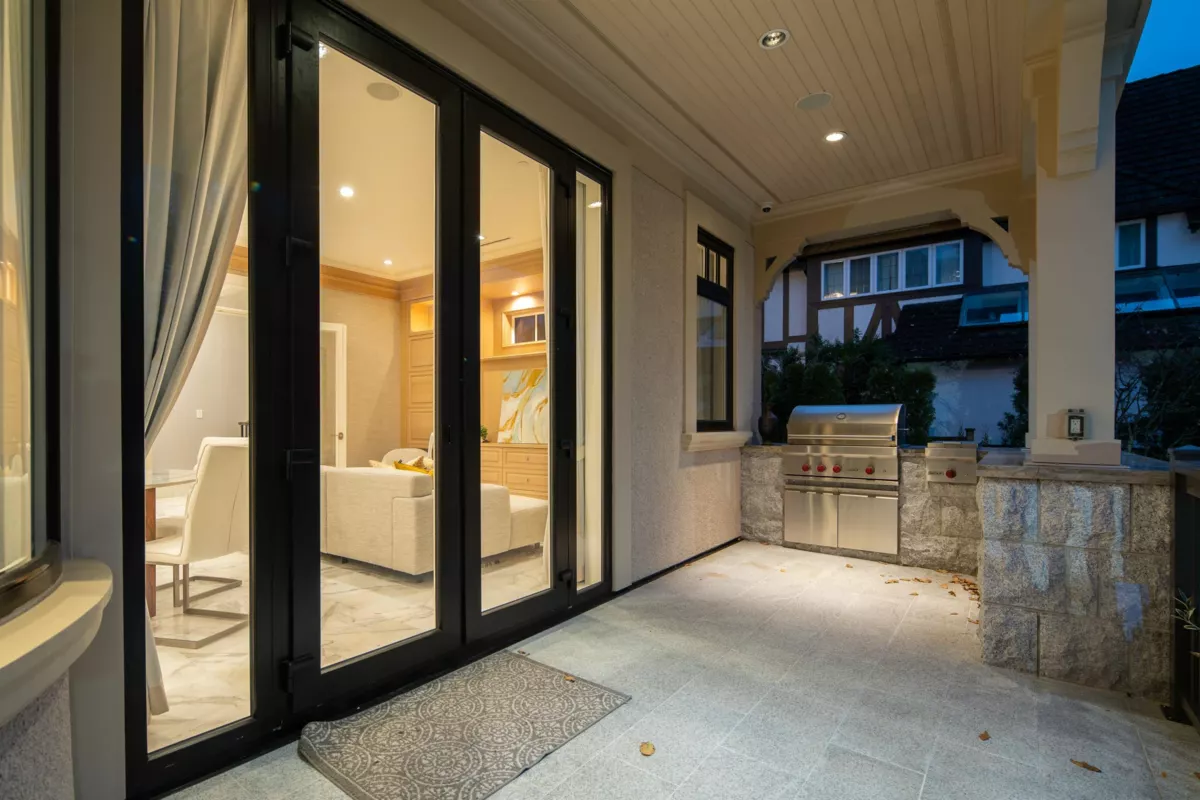 Aerial View of 5755 Angus Drive, Vancouver, BC