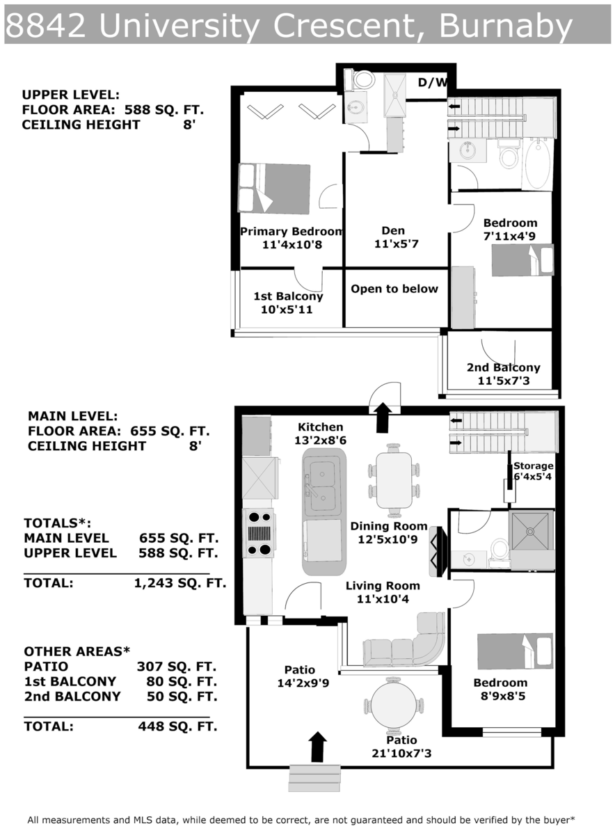 Living Room Photo of 8842 University Crescent, Burnaby, BC