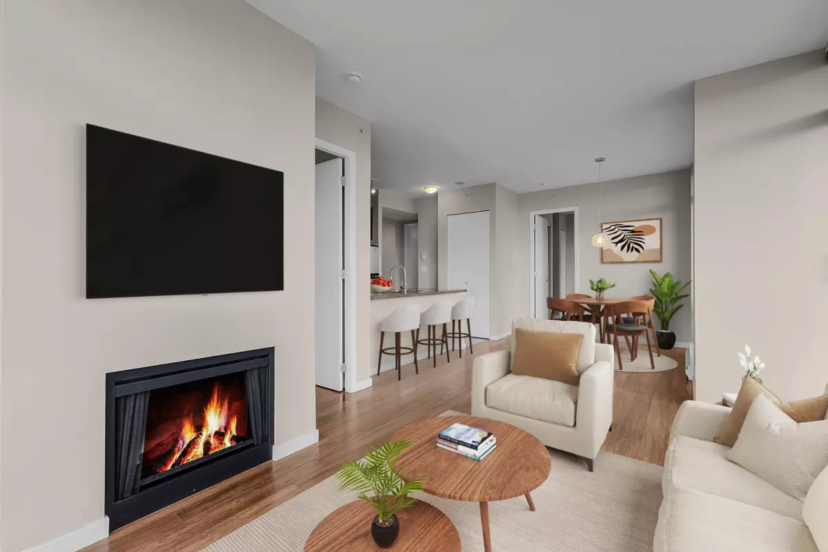Living Room Photo of 1701 2355 Madison Avenue, Burnaby, BC