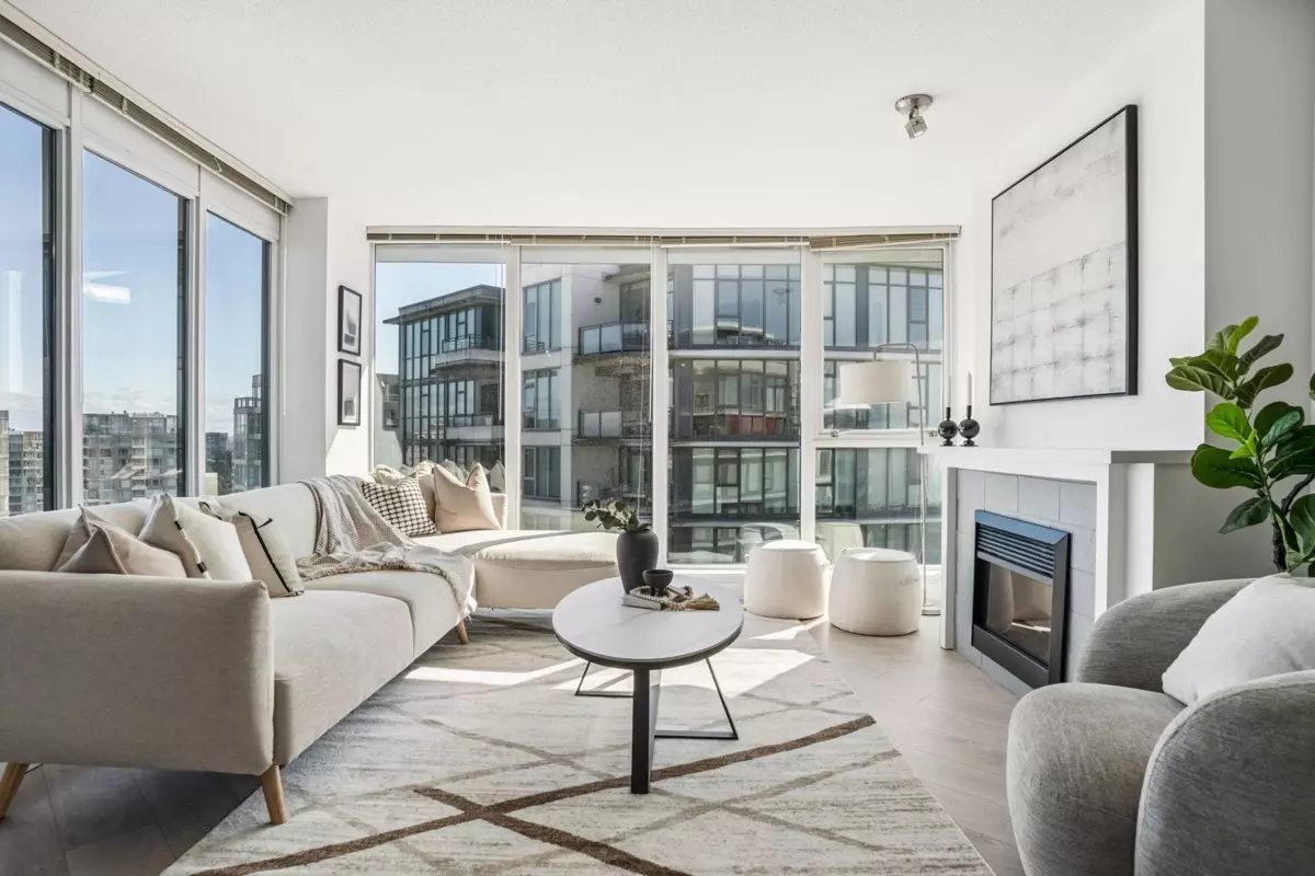 Living Room Photo of 1805 6068 No. 3 Road, Richmond, BC