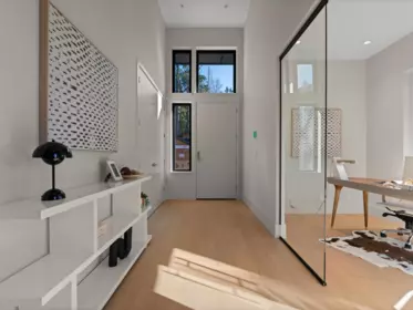 Aerial View of 5657 Westport Road, West Vancouver, BC