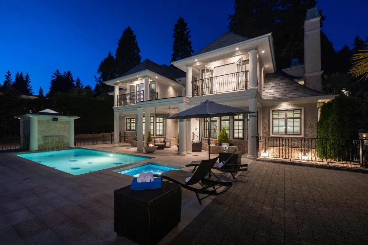 Exterior Rear Photo of 2912 Mathers Avenue, West Vancouver, BC