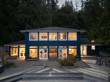 Aerial View of 5439 Indian River Drive, North Vancouver, BC