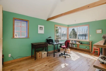 Aerial View of 466 Central Avenue, Gibsons, BC