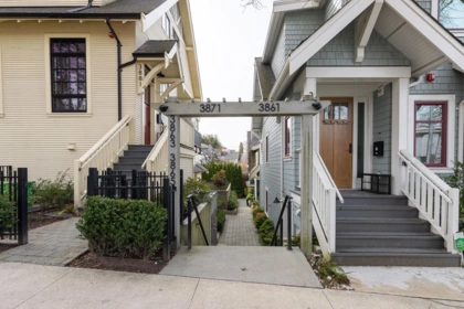 Aerial View of 3861 Willow Street, Vancouver, BC