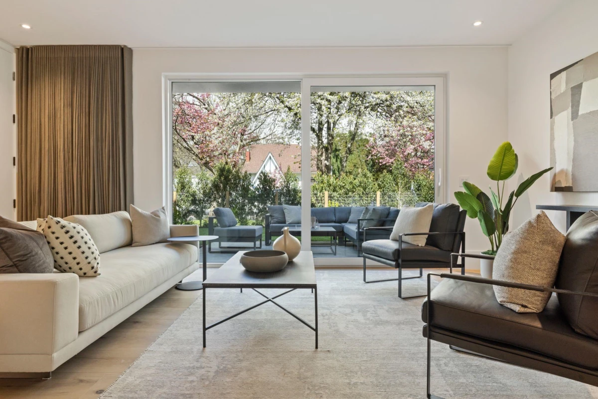Living Room Photo of 1 2830 Musqueamview Street, Vancouver, BC