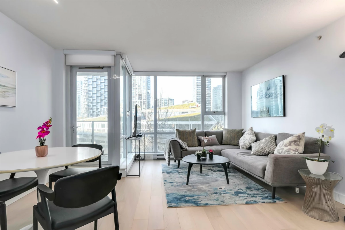 Living Room Photo of 805 550 Pacific Street, Vancouver, BC