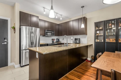Kitchen Island Photo of 102 250 Francis Way, New Westminster, BC