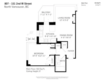Outdoor Patio Photo of 807 151 W 2nd Street, North Vancouver, BC