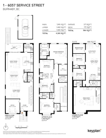 1 6037 Service Street, Burnaby, BC, Burnaby — Half Duplex for sale