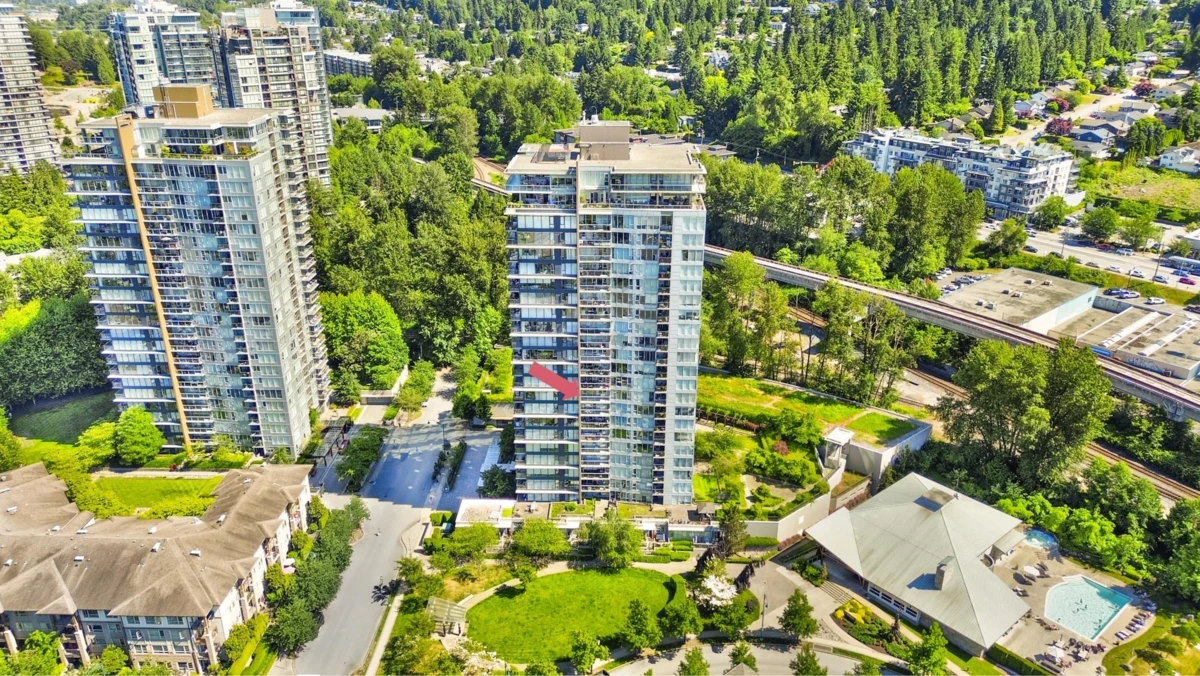 Exterior Rear Photo of 1105 651 Nootka Way, Port Moody, BC