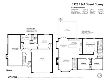 1925 154a Street, Surrey, BC, Surrey — Single Family Residence for sale