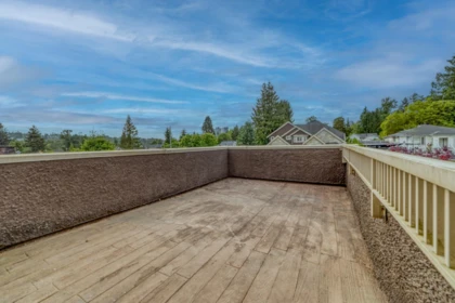 Aerial View of 710 Roderick Avenue, Coquitlam, BC