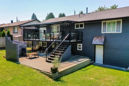 Aerial View of 1461 Knappen Street, Port Coquitlam, BC