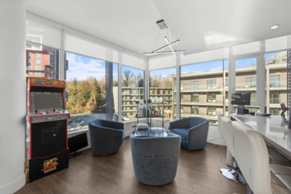 Kitchen Photo of 609 3438 Sawmill Crescent, Vancouver, BC
