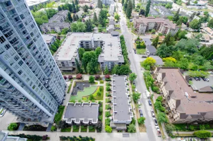 Aerial View of 2506 13308 Central Avenue, Surrey, BC