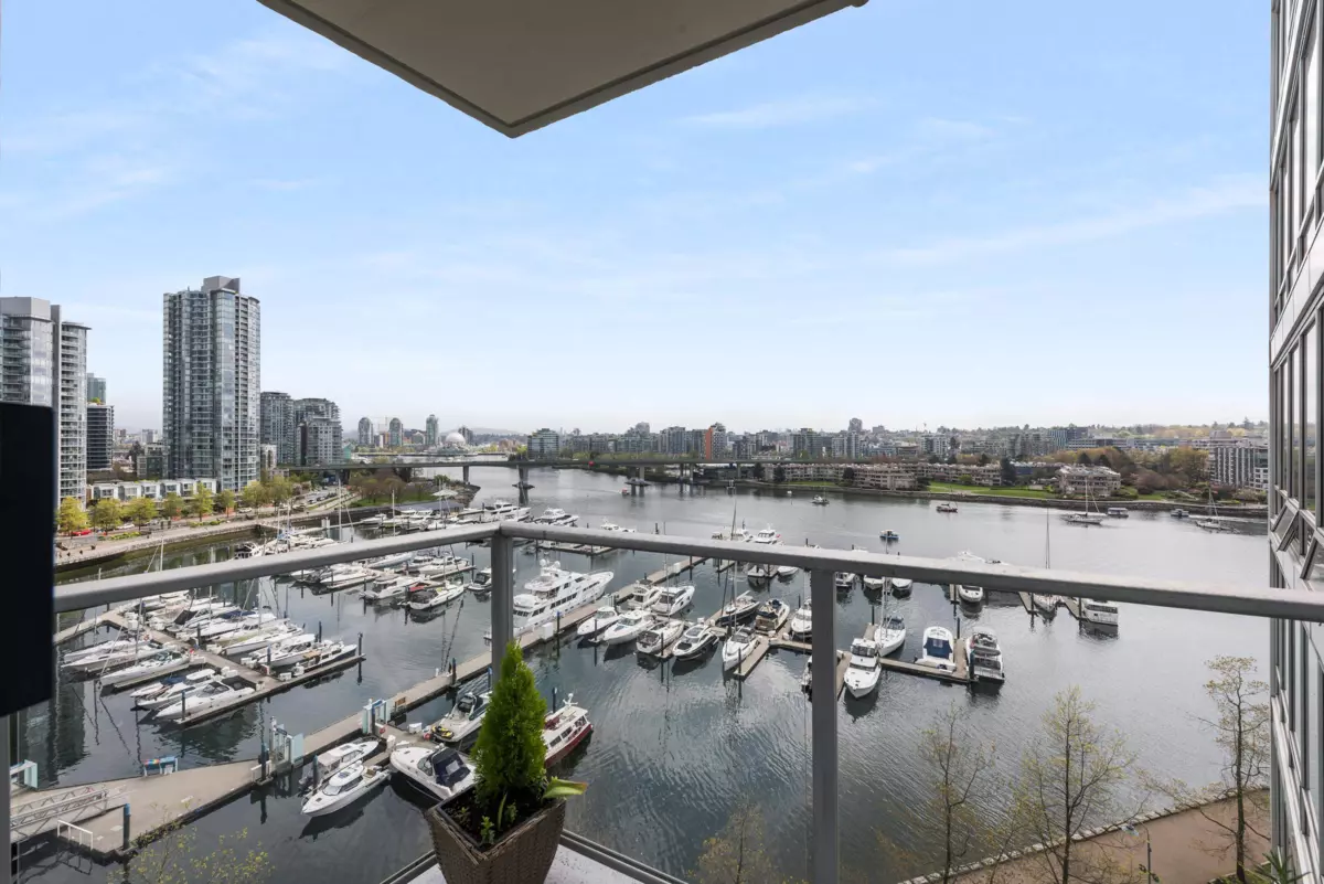 Exterior Rear Photo of 1201 1228 Marinaside Crescent, Vancouver, BC