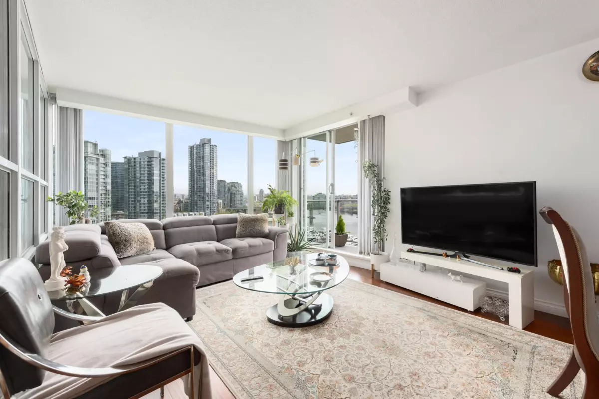 Living Room Photo of 1201 1228 Marinaside Crescent, Vancouver, BC