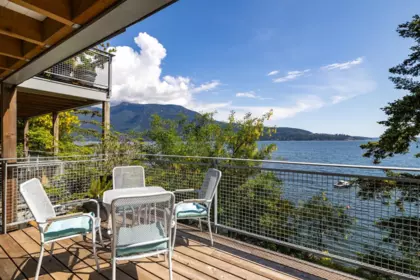 Outdoor Deck Photo of 1475 Webb Road, Bowen Island, BC