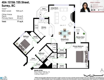 Aerial View of 404 10186 155 Street, Surrey, BC