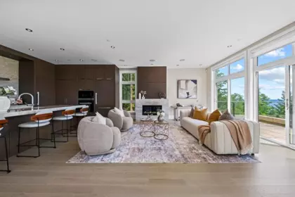 Basement Recreation Room Photo of 2972 Burfield Place, West Vancouver, BC