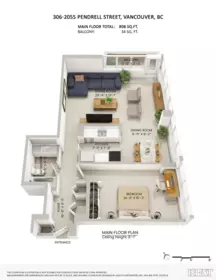 Garage Interior Photo of 306 2055 Pendrell Street, Vancouver, BC