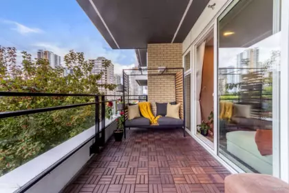 Outdoor Deck Photo of 313 1012 Auckland Street, New Westminster, BC