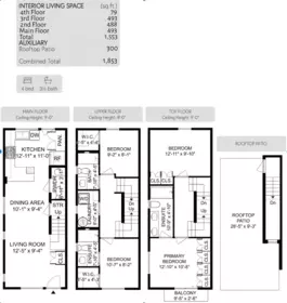 Outdoor Patio Photo of 5 6808 Elwell Street, Burnaby, BC