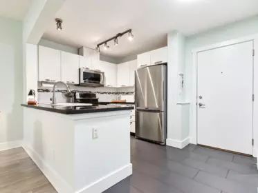 Dining Area Photo of 204 7428 Byrnepark, Burnaby, BC