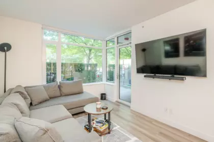 Dining Area Photo of 107 110 Switchmen Street, Vancouver, BC
